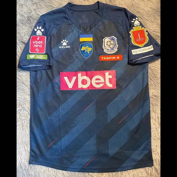 CHORNOMORETS 2023/24 Match ISSUE WORN JERSEY ZE GOMES #23 Ukraine Premier League - Picture 1 of 7